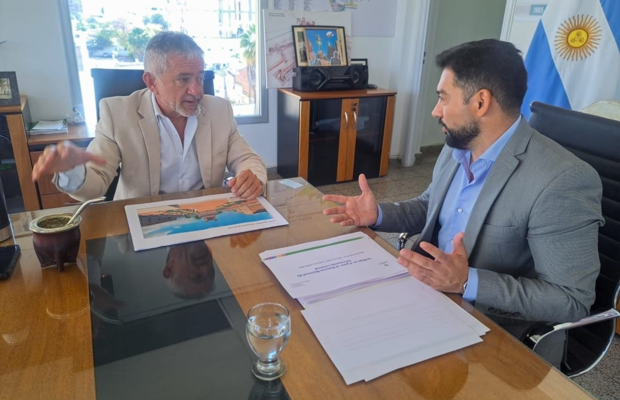 ZÁRATE Y ARMANDO MOLINA ANALIZARON MEDIDAS DE SEGURIDAD PARA LA CAPITAL