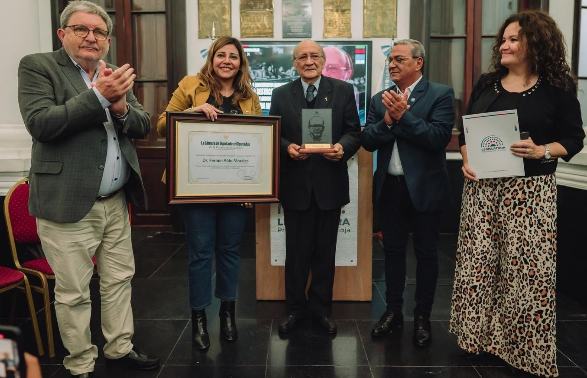 RECONOCIMIENTO LEGISLATIVO “MONSEÑOR ENRIQUE ANGELELLI” AL DR. ALDO FERMÍN MORALES