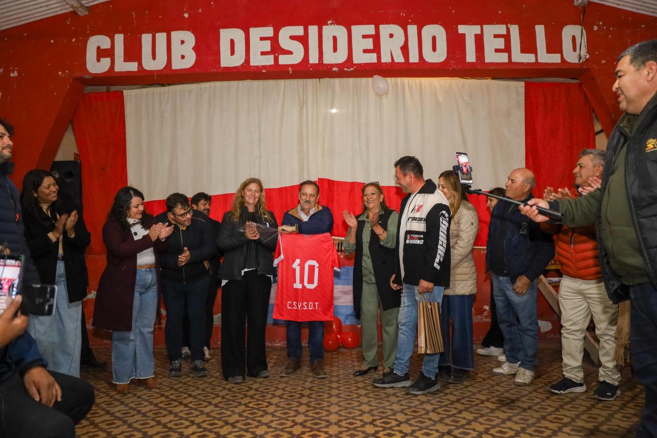 MÁS OBRAS E INCLUSIÓN: NUEVA ILUMINACIÓN EN EL CLUB DEPORTIVO DESIDERIO TELLO