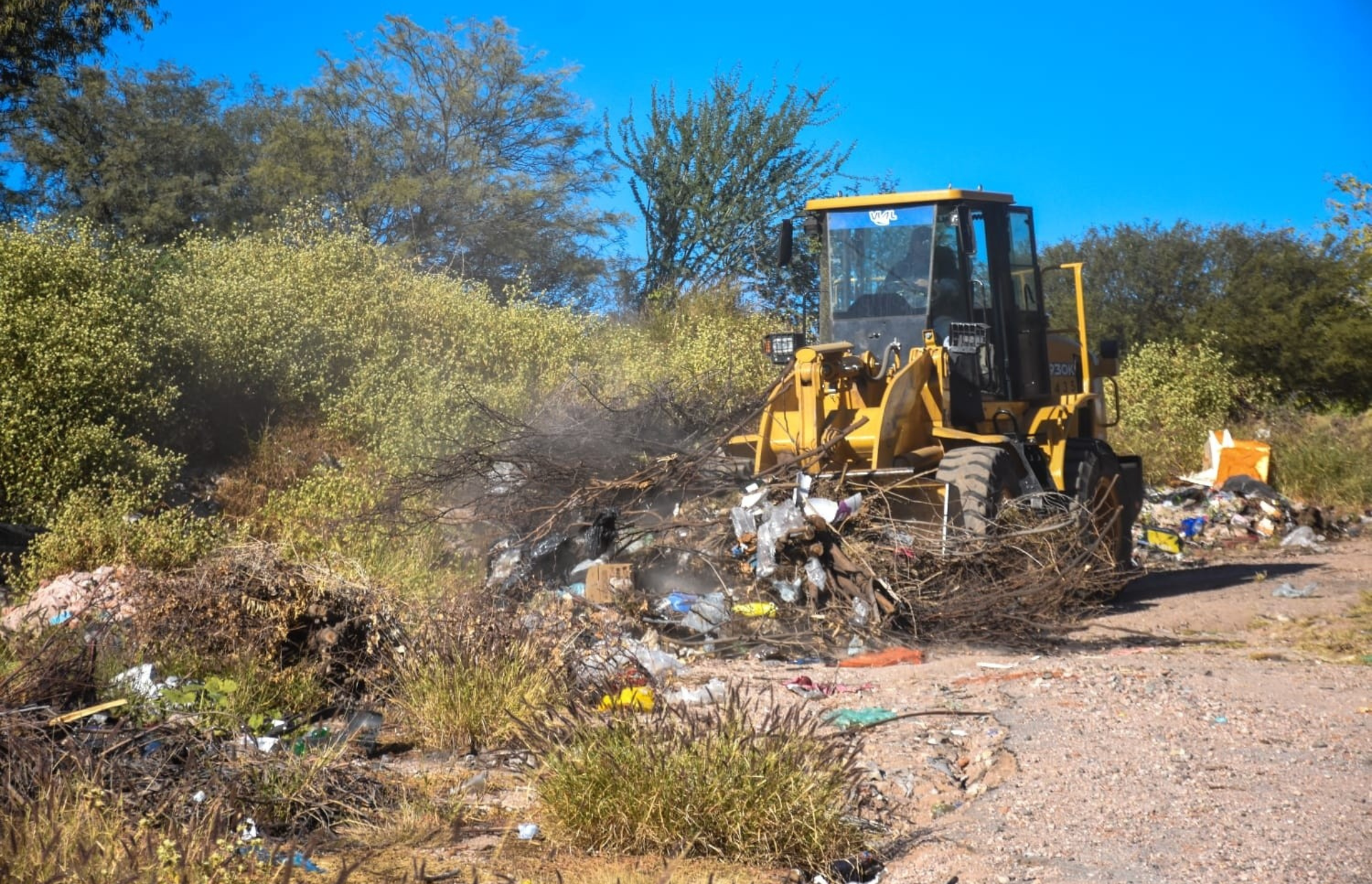 MUNICIPIO CAPITAL ERRADICA NUEVO BASURAL Y REFUERZA LA LIMPIEZA URBANA