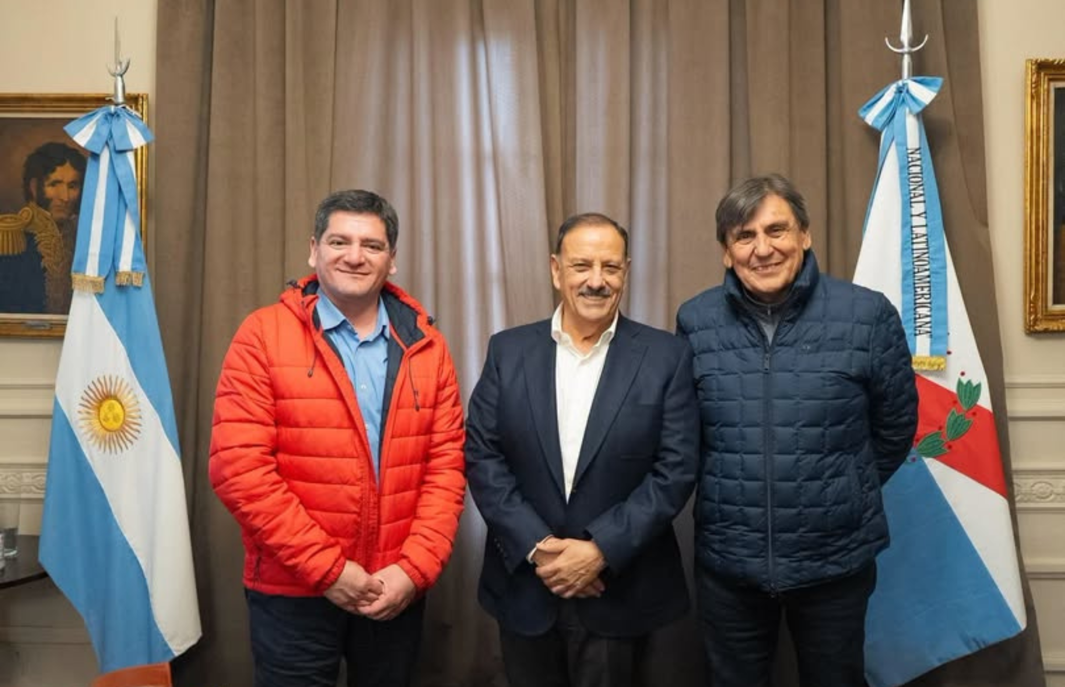 QUINTELA AVANZÓ EN UNA AGENDA DE OBRAS, MINERÍA Y DEFENSA DE LOS LÍMITES PROVINCIALES
