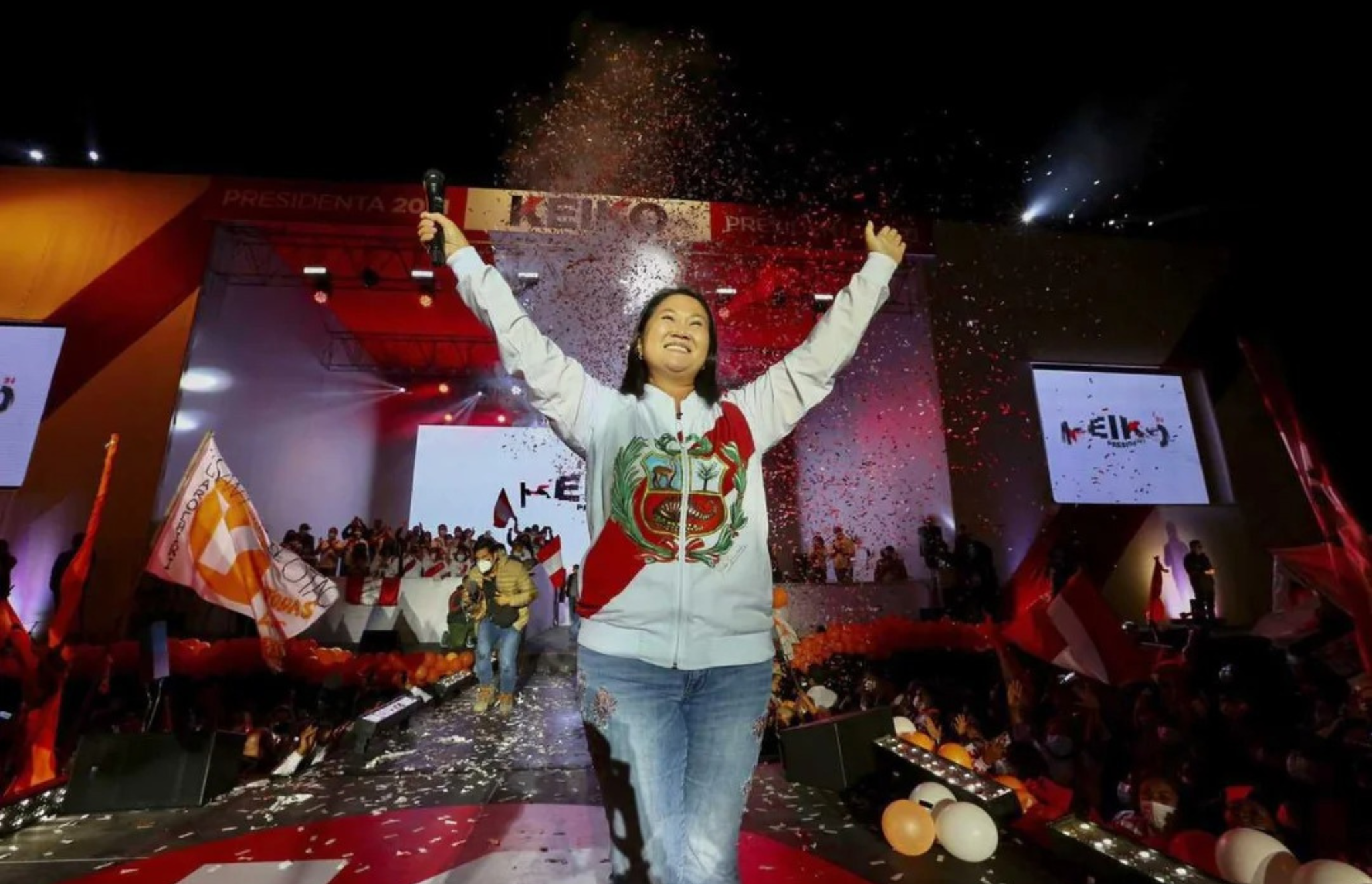 KEIKO FUJIMORI ES LA NUEVA PRESIDENTA DE PERÚ