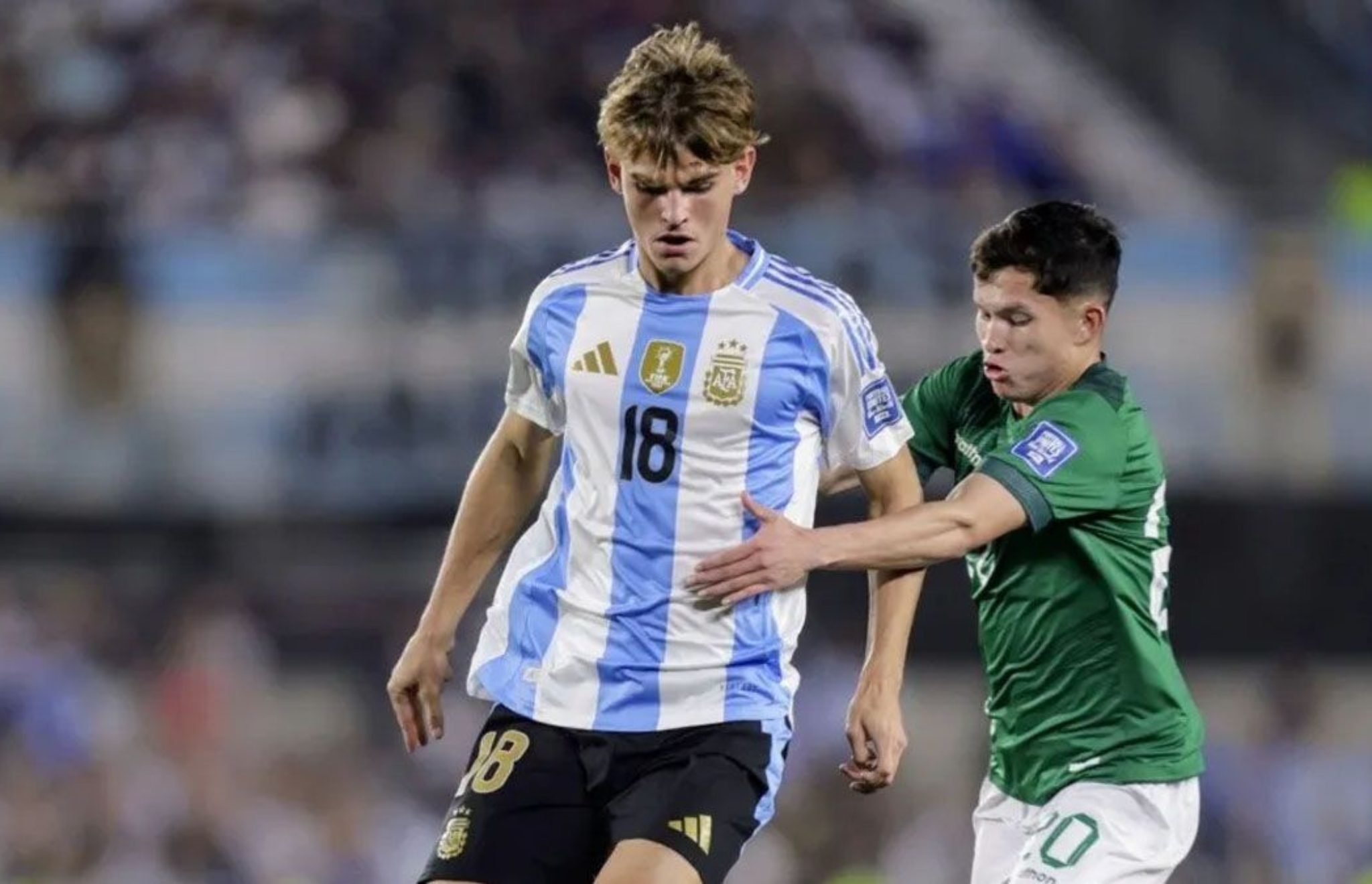 NICO PAZ LLEVÓ TRANQUILIDAD ANTES DEL MUNDIAL