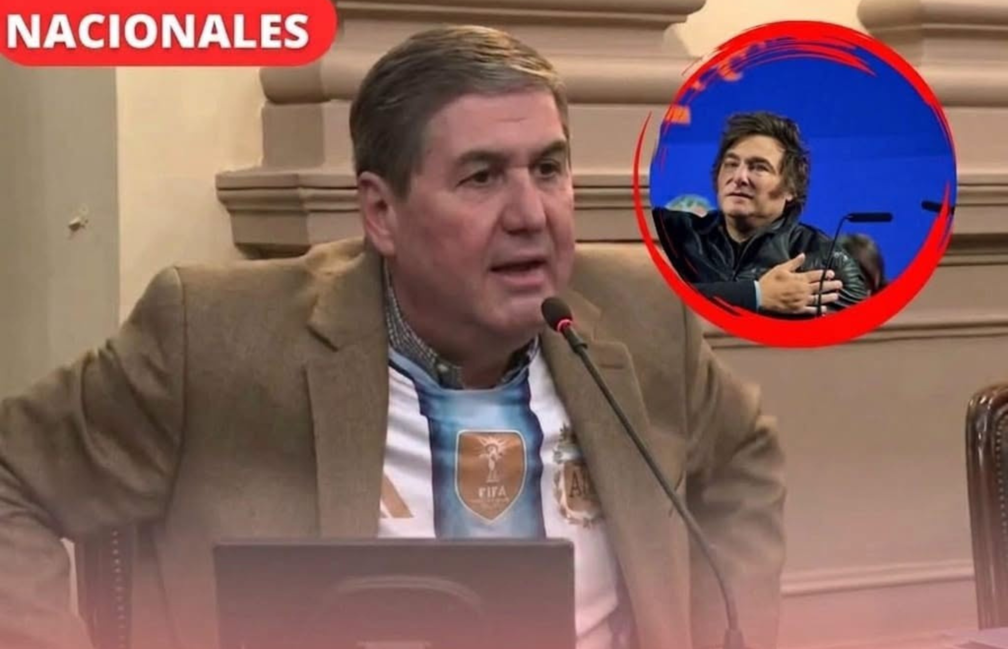 INSÓLITO: DIPUTADO LIBERTARIO AFIRMO QUE «LA SELECCIÓN SE INSPIRA EN NUESTRO PRESIDENTE»