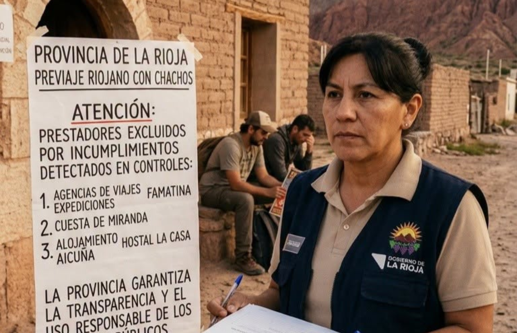 LA PROVINCIA EXCLUYÓ A TRES PRESTADORES DEL PREVIAJE RIOJANO POR INCUMPLIMIENTOS DETECTADOS EN CONTROLES