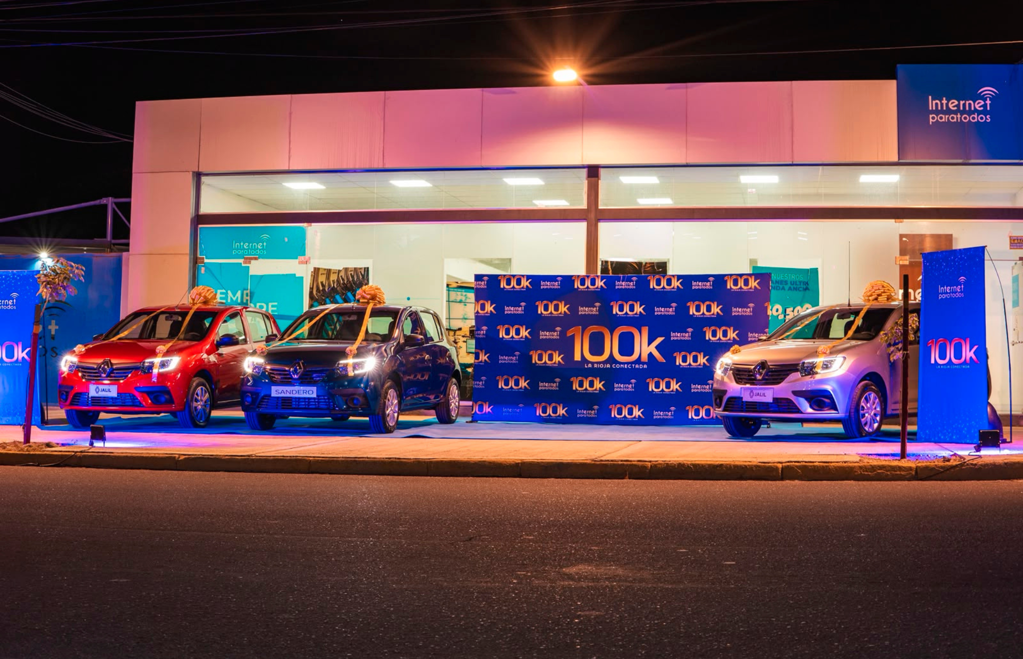 INTERNET PARA TODOS CELEBRA SUS 100.000 CLIENTES CON EL SORTEO DE 3 AUTOS
