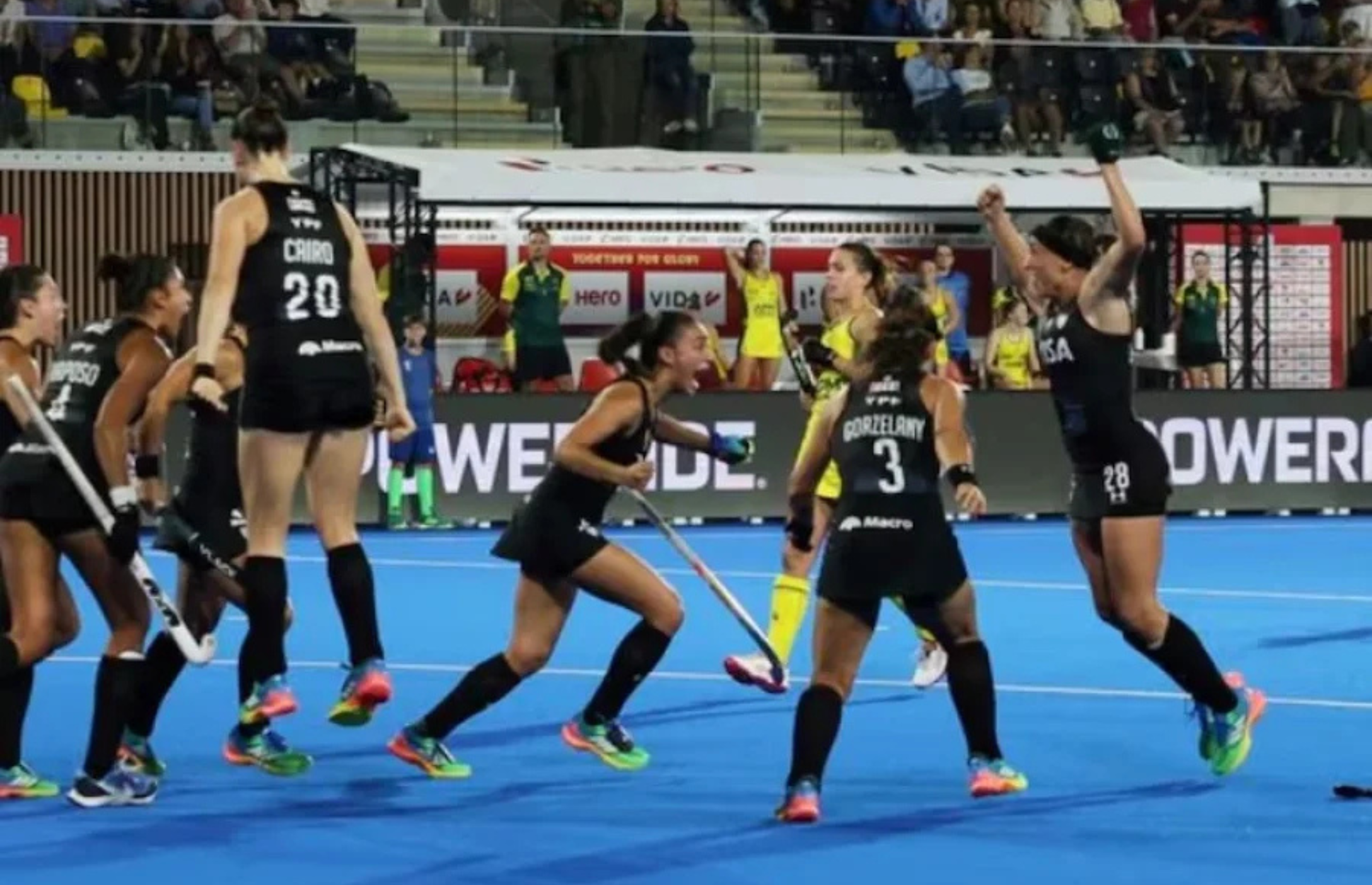 LAS LEONAS VENCIERON A AUSTRALIA Y JUGARÁN LA FINAL DEL MUNDIAL DE HOCKEY