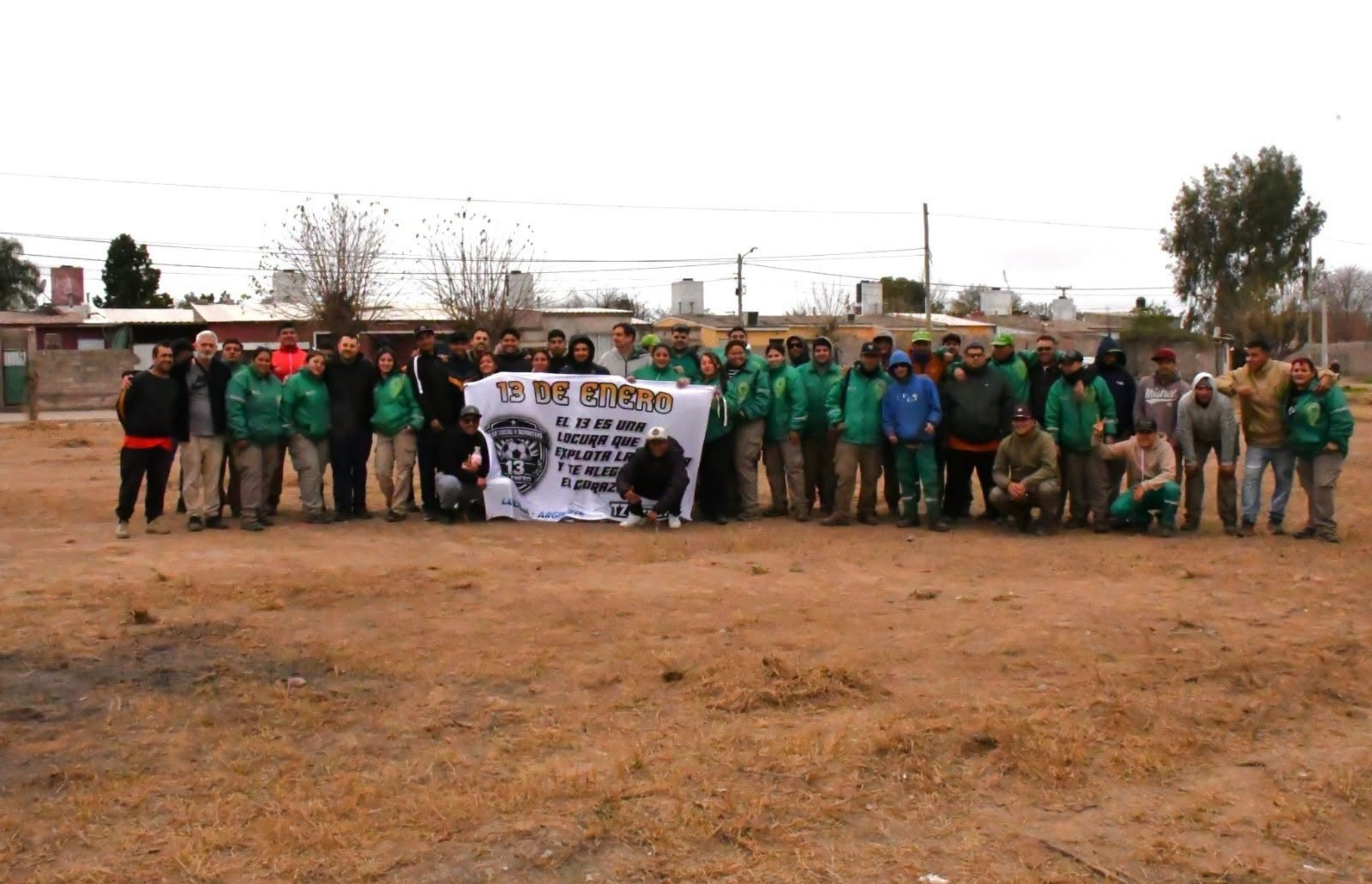 EL GOBIERNO RECUPERA UN PREDIO DEL BARRIO 13 DE ENERO PARA CREAR UN NUEVO ESPACIO DE DEPORTE Y RECREACIÓN