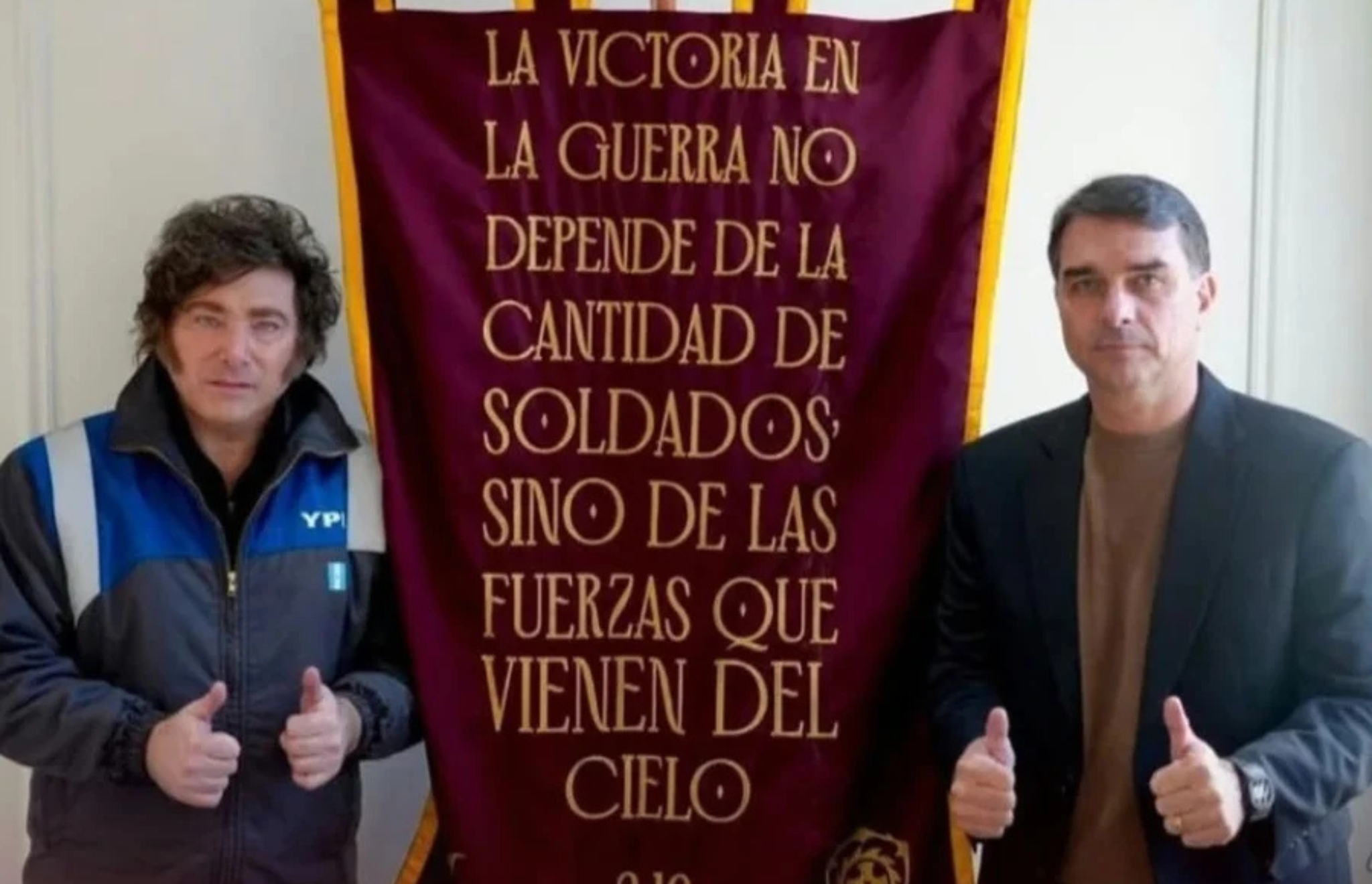 MILEI CELEBRÓ EL TRIUNFO DE BOLSONARO EN BRASIL