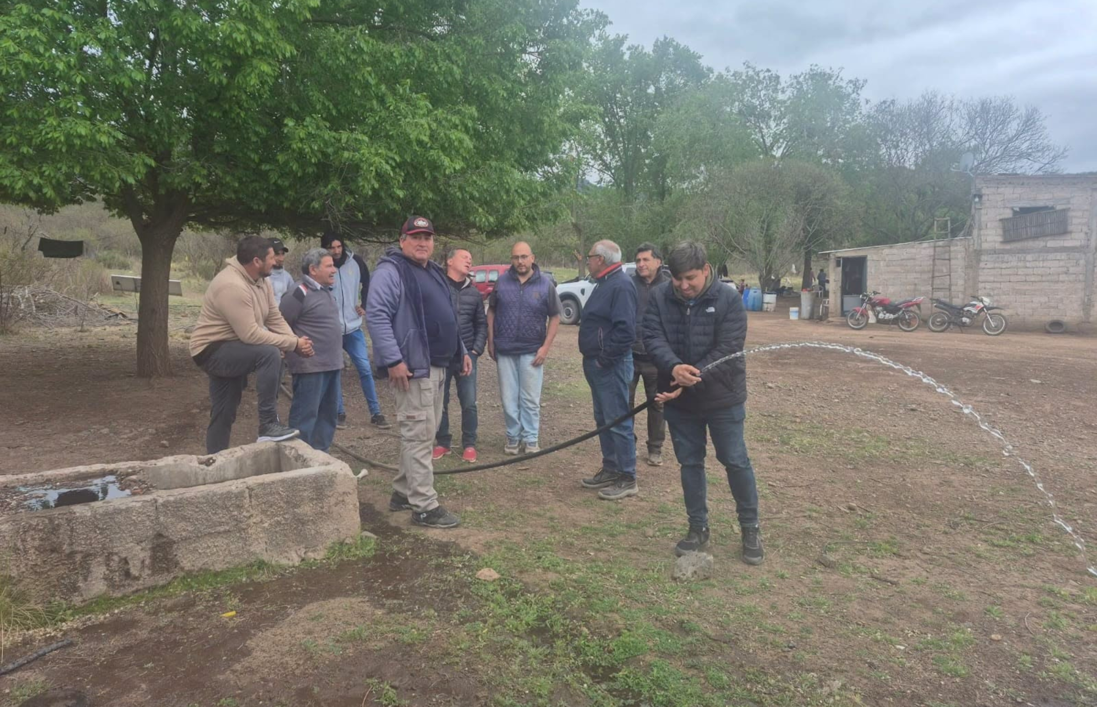 LA PROVINCIA AMPLIÓ LA RED DE AGUA POTABLE EN GUANCHÍN Y LLEVÓ EL SERVICIO A MÁS FAMILIAS
