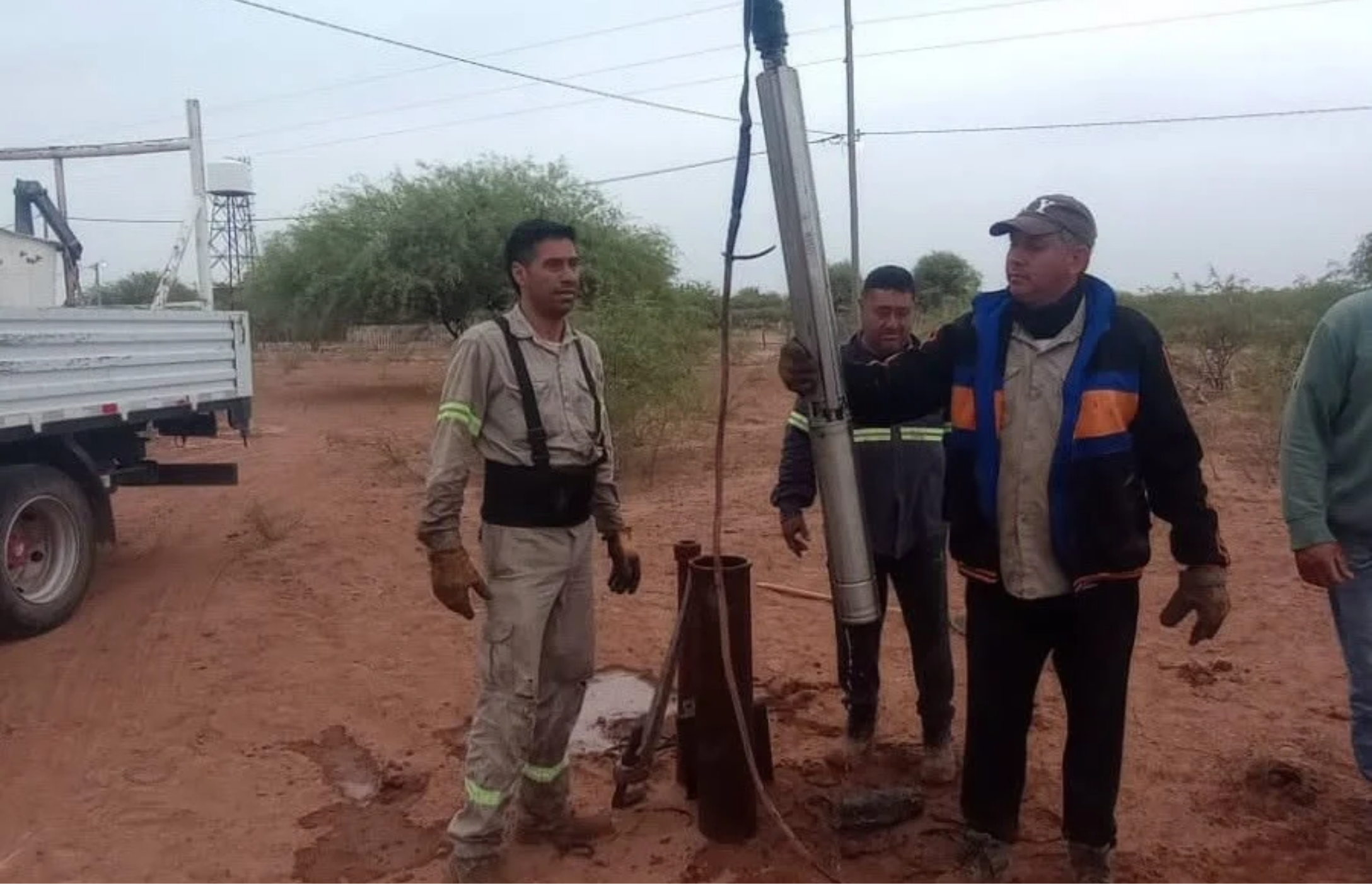 LA PROVINCIA REPARÓ PERFORACIONES EN TAMA Y ANCHICO PARA MEJORAR EL ABASTECIMIENTO DE AGUA