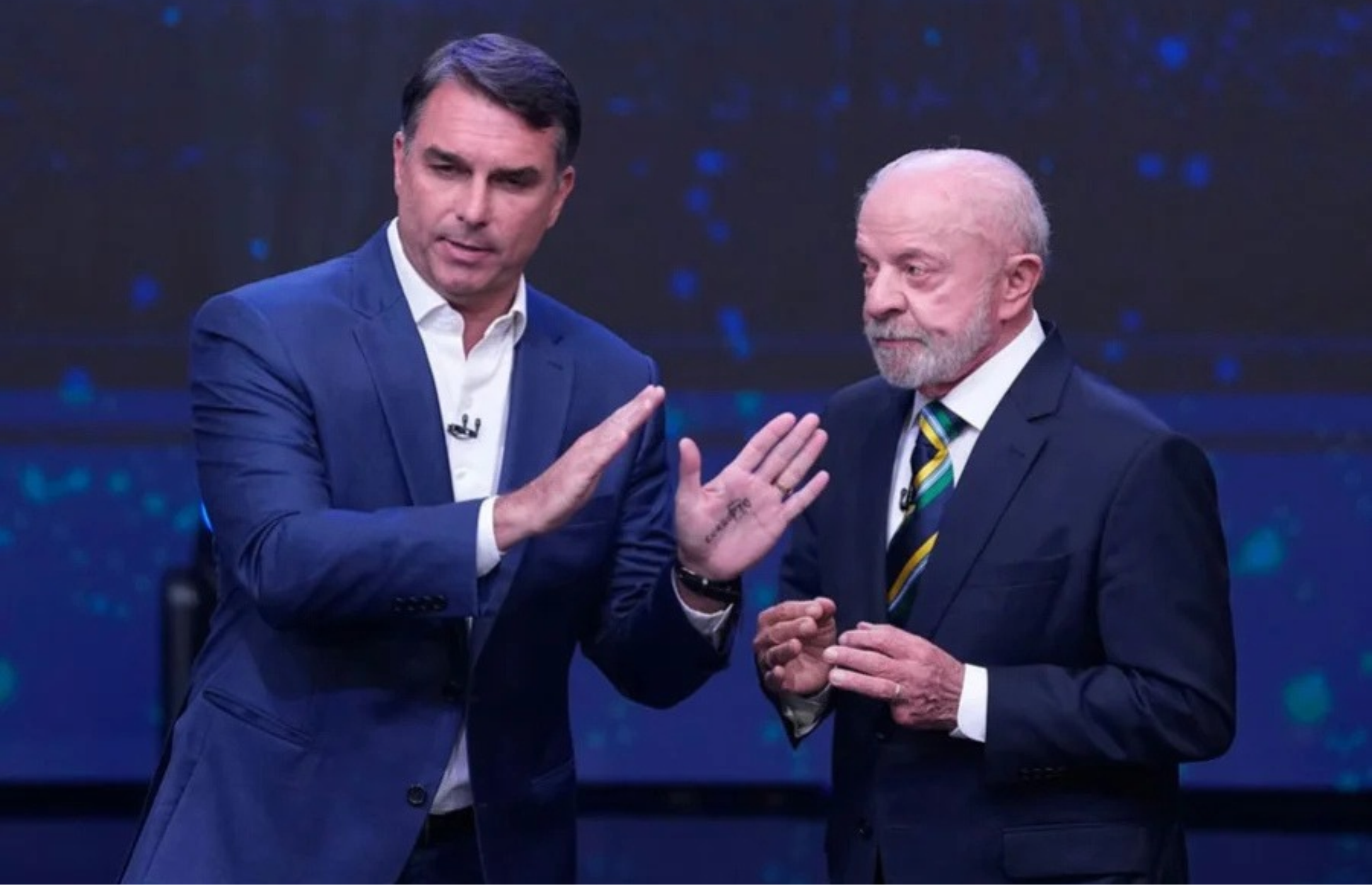 LULA Y FLAVIO BOLSONARO PROTAGONIZARON UN DURO DEBATE