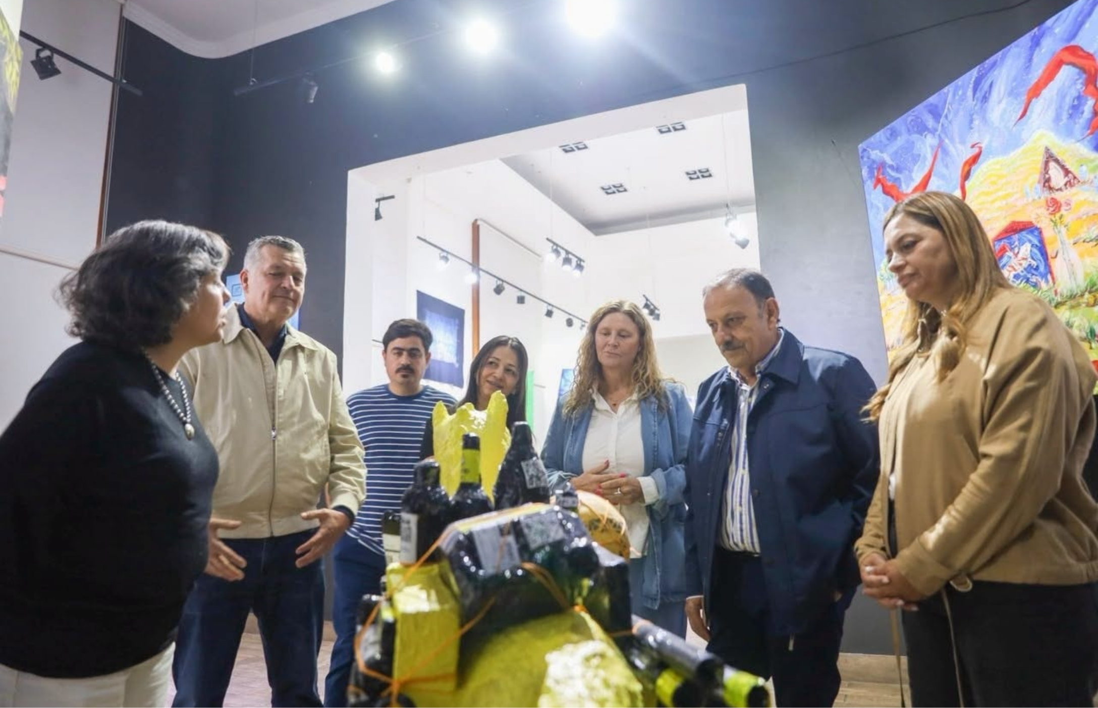 QUINTELA VISITÓ EL PRIMER SALÓN NACIONAL DE ARTES VISUALES EN LA RIOJA